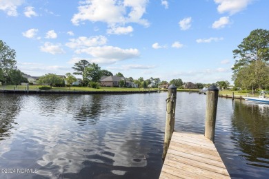 Boating enthusiasts rejoice! With deep water access just steps on Harbour Point Golf Club in North Carolina - for sale on GolfHomes.com, golf home, golf lot