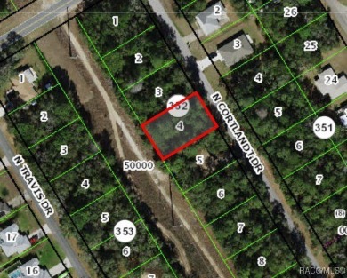 Buildable quarter-acre lot in Citrus Springs offering a on Citrus Springs Country Club in Florida - for sale on GolfHomes.com, golf home, golf lot
