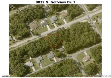 This extra sized lot sits in the middle of Citrus Springs close on Citrus Springs Country Club in Florida - for sale on GolfHomes.com, golf home, golf lot