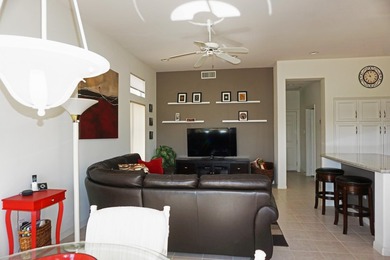 This Stunning Golf Course Emerald Model Is Perfectly Positioned on Mountain Vista Golf Course At Sun City Palm Desert in California - for sale on GolfHomes.com, golf home, golf lot