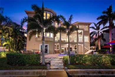 Welcome to a stunning custom waterfront home in the prestigious on Pasadena Yacht and Country Club in Florida - for sale on GolfHomes.com, golf home, golf lot