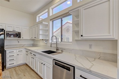 Explore this immaculately updated townhome in Sun City Summerlin on Highland Falls Golf Club in Nevada - for sale on GolfHomes.com, golf home, golf lot