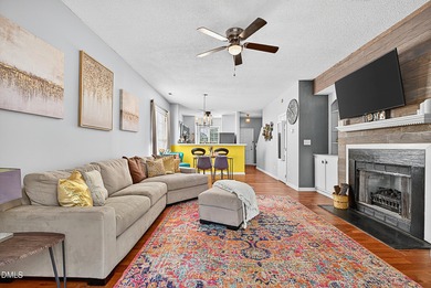 Welcome to 5351 Cog Hill Court, a rare end-unit townhome in the on Hedingham Golf and Athletic Club in North Carolina - for sale on GolfHomes.com, golf home, golf lot