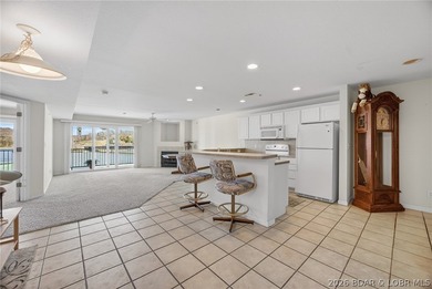 Waterfront walk-in unit with just a few steps at Cedar Heights on The Club At Old Kinderhook in Missouri - for sale on GolfHomes.com, golf home, golf lot