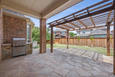 Immerse in the charm of this two-story Lantana home nestled in on Lantana Golf Club in Texas - for sale on GolfHomes.com, golf home, golf lot