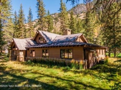 Welcome to a stunning residence nestled within the prestigious on Snake River Sporting Club in Wyoming - for sale on GolfHomes.com, golf home, golf lot