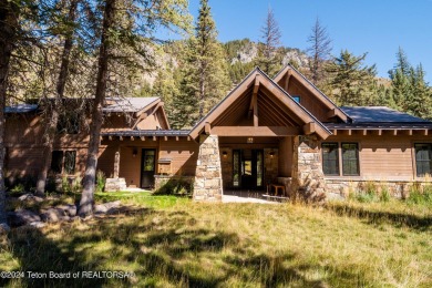 Welcome to a stunning residence nestled within the prestigious on Snake River Sporting Club in Wyoming - for sale on GolfHomes.com, golf home, golf lot