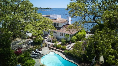 Exclusive Waterfront Retreat in Gated Island Community - Just on Shorehaven Golf Club in Connecticut - for sale on GolfHomes.com, golf home, golf lot