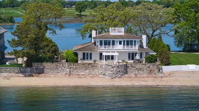 Exclusive Waterfront Retreat in Gated Island Community - Just on Shorehaven Golf Club in Connecticut - for sale on GolfHomes.com, golf home, golf lot