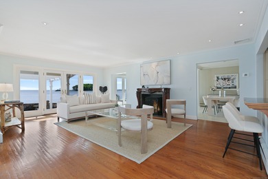 Exclusive Waterfront Retreat in Gated Island Community - Just on Shorehaven Golf Club in Connecticut - for sale on GolfHomes.com, golf home, golf lot