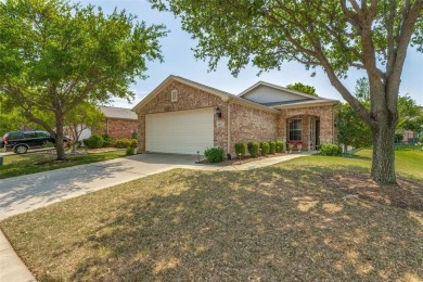 Charming single-story and sought-after Pine Springs floor plan on Frisco Lakes Golf Course in Texas - for sale on GolfHomes.com, golf home, golf lot