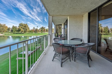 Serene Lakefront Views through 9-ft walls of windows. Lots of on Desert Island Golf and Country Club in California - for sale on GolfHomes.com, golf home, golf lot