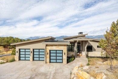 Experience contemporary mountain living in this 5,391 sq ft home on Red Ledges Golf Club in Utah - for sale on GolfHomes.com, golf home, golf lot