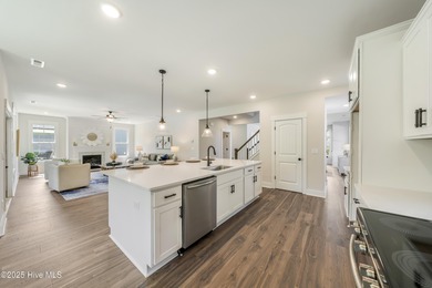 This spacious, new-construction home is situated on a large on Belvedere Country Club in North Carolina - for sale on GolfHomes.com, golf home, golf lot