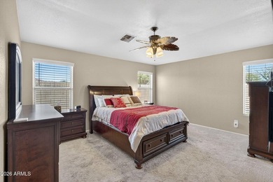 Located in the highly sought-after Johnson Ranch community, this on The Golf Club At Johnson Ranch in Arizona - for sale on GolfHomes.com, golf home, golf lot