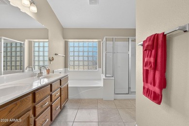 Located in the highly sought-after Johnson Ranch community, this on The Golf Club At Johnson Ranch in Arizona - for sale on GolfHomes.com, golf home, golf lot