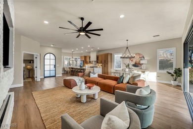 Fully reimagined single-story home offers refined living in a on Highland Falls Golf Club in Nevada - for sale on GolfHomes.com, golf home, golf lot