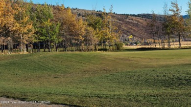 Located near the green of the third hole along the Hale Irwin on Teton Reserve in Idaho - for sale on GolfHomes.com, golf home, golf lot