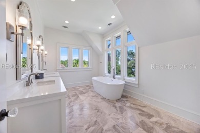 One of one. Welcome home to 1 Cedar, a deep-water sanctuary on Moss Creek Golf Club in South Carolina - for sale on GolfHomes.com, golf home, golf lot