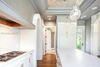 One of one. Welcome home to 1 Cedar, a deep-water sanctuary on Moss Creek Golf Club in South Carolina - for sale on GolfHomes.com, golf home, golf lot