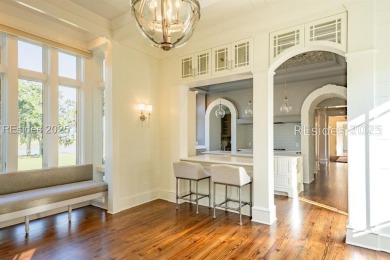 One of one. Welcome home to 1 Cedar, a deep-water sanctuary on Moss Creek Golf Club in South Carolina - for sale on GolfHomes.com, golf home, golf lot