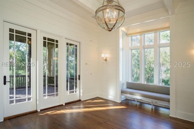 One of one. Welcome home to 1 Cedar, a deep-water sanctuary on Moss Creek Golf Club in South Carolina - for sale on GolfHomes.com, golf home, golf lot