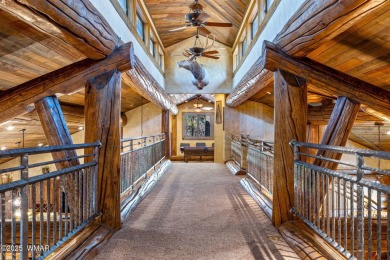 MAGNIFICENT, TURN-KEY FURNISHED FULL LOG CABIN, BACKING NATIONAL on Torreon Golf Club in Arizona - for sale on GolfHomes.com, golf home, golf lot