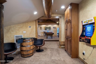 MAGNIFICENT, TURN-KEY FURNISHED FULL LOG CABIN, BACKING NATIONAL on Torreon Golf Club in Arizona - for sale on GolfHomes.com, golf home, golf lot