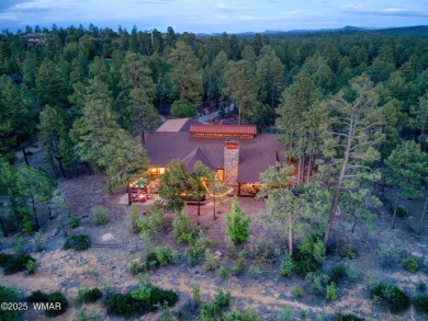 MAGNIFICENT, TURN-KEY FURNISHED FULL LOG CABIN, BACKING NATIONAL on Torreon Golf Club in Arizona - for sale on GolfHomes.com, golf home, golf lot