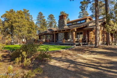 MAGNIFICENT, TURN-KEY FURNISHED FULL LOG CABIN, BACKING NATIONAL on Torreon Golf Club in Arizona - for sale on GolfHomes.com, golf home, golf lot