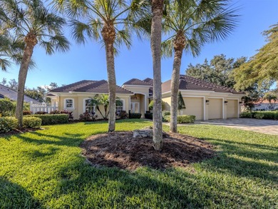 Exuding refined sophistication, this exceptional courtyard on The Venice Golf and Country Club in Florida - for sale on GolfHomes.com, golf home, golf lot