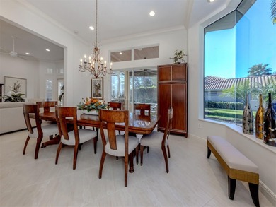 Exuding refined sophistication, this exceptional courtyard on The Venice Golf and Country Club in Florida - for sale on GolfHomes.com, golf home, golf lot