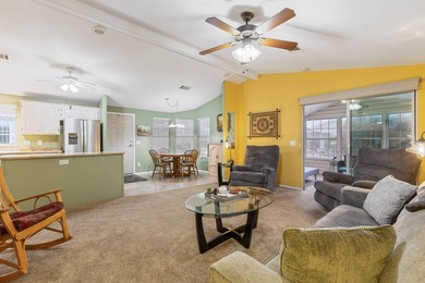 This cute Oakmont has 2 bedrooms & 2 baths. Bright & cheery open on Augusta Ranch Golf Club in Arizona - for sale on GolfHomes.com, golf home, golf lot