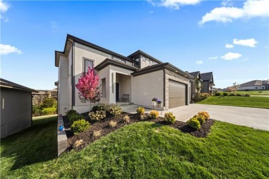 This beautiful custom-built 1.5-story home in WaterCrest Landing on Falcon Ridge Golf Course in Kansas - for sale on GolfHomes.com, golf home, golf lot