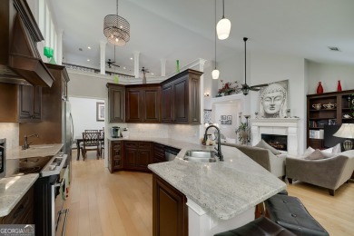 Beautifully kept and upgraded! Enter the soaring two story foyer on Eagles Landing Country Club in Georgia - for sale on GolfHomes.com, golf home, golf lot