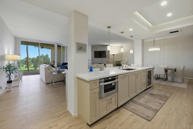 You will enjoy a very open floor plan with newer wide plank tile on Desert Island Golf and Country Club in California - for sale on GolfHomes.com, golf home, golf lot