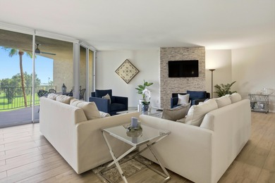 You will enjoy a very open floor plan with newer wide plank tile on Desert Island Golf and Country Club in California - for sale on GolfHomes.com, golf home, golf lot