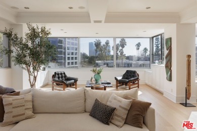 Light-filled two-bedroom condominium situated in the prestigious on Los Angeles Country Club in California - for sale on GolfHomes.com, golf home, golf lot