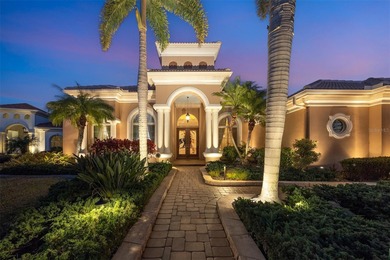 Sweeping water and fairway views abound in this custom-built on Boca Royale Golf and Country Club in Florida - for sale on GolfHomes.com, golf home, golf lot