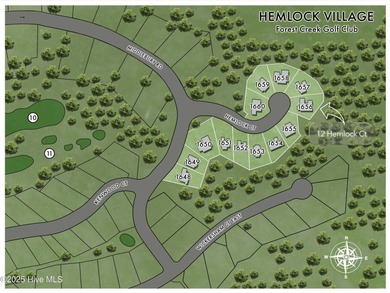 Nestled on a quiet cul-de-sac in Forest Creek Golf Club, this on Forest Creek Golf Club  in North Carolina - for sale on GolfHomes.com, golf home, golf lot