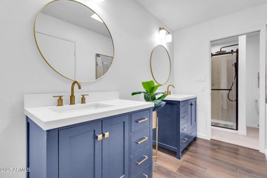 Imagine peaceful mornings on your wrap-around patio, surrounded on Sun Lakes Country Club in Arizona - for sale on GolfHomes.com, golf home, golf lot