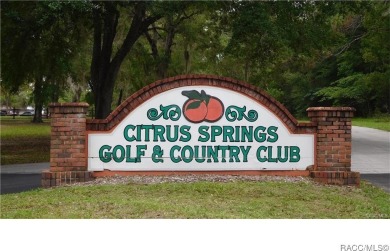Enjoy the Florida Lifestyle with this nice lot ready to build on Citrus Springs Country Club in Florida - for sale on GolfHomes.com, golf home, golf lot