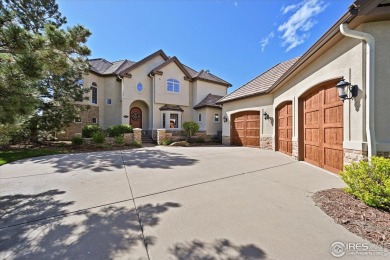 Strikingly situated in the gated community of Buffalo Ridge on Country Club at Castle Pines in Colorado - for sale on GolfHomes.com, golf home, golf lot