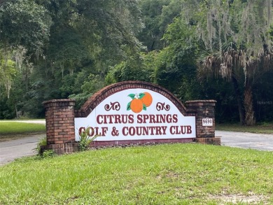 CORNER LOT - .3072 acres on paved road in the Citrus Springs on Citrus Springs Country Club in Florida - for sale on GolfHomes.com, golf home, golf lot