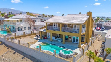 Stunning lakeview pool home located in the Residential Estates on London Bridge Golf Course in Arizona - for sale on GolfHomes.com, golf home, golf lot