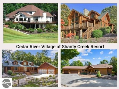Bellaire, Michigan:  Side-by-side parcels form a private retreat on Cedar River Golf Course in Michigan - for sale on GolfHomes.com, golf home, golf lot