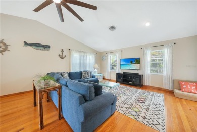 Turn-key heated pool home, new roof (2023), X flood zone ideal on Oyster Creek Golf Club in Florida - for sale on GolfHomes.com, golf home, golf lot