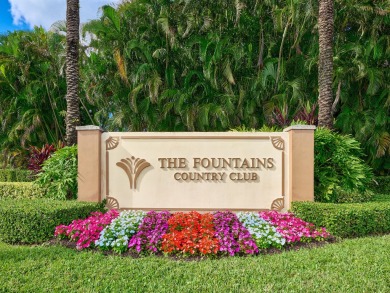 Welcome to this exquisite 2-bed, 2-bath condo in the highly on Fountains Golf and Country Club in Florida - for sale on GolfHomes.com, golf home, golf lot