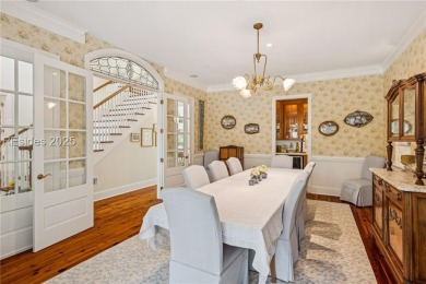 Tucked away on a private, oversized lot in Shipyard, this on Shipyard Golf Club in South Carolina - for sale on GolfHomes.com, golf home, golf lot
