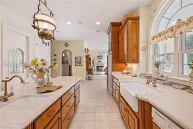 Tucked away on a private, oversized lot in Shipyard, this on Shipyard Golf Club in South Carolina - for sale on GolfHomes.com, golf home, golf lot